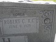 OK, Grove, Olympus Cemetery, Smith, Robert C. "R.C." (Close Up)