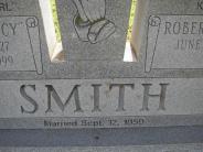 OK, Grove, Olympus Cemetery, Smith, Robert C. & Lucile (Close Up)