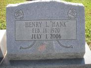 OK, Grove, Olympus Cemetery, Denney, Henry Leon Headstone (Close Up)