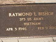 OK, Grove, Olympus Cemetery, Bishop, Raymond L. Military Headstone