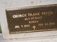 OK, Grove, Olympus Cemetery, Pryor, George Frank Military Headstone