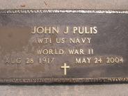 OK, Grove, Olympus Cemetery, Pulis, John J. Military Headstone