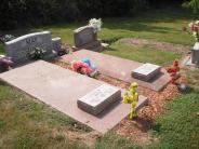 OK, Grove, Olympus Cemetery, Baty, Charles E. (Perry) & Lillie M. (Family Plot)