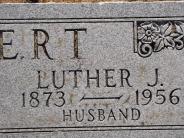 OK, Grove, Olympus Cemetery, Headstone Close Up, Lambert, Luther J.