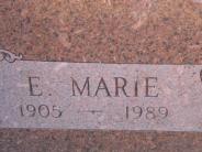 OK, Grove, Olympus Cemetery, Headstone Close Up, Roberts, Eutha Marie