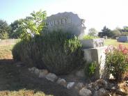 OK, Grove, Olympus Cemetery, Headstone, Hulsey Family (view 2)