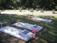 OK, Grove, Olympus Cemetery, Ford Family Plot, Ford, Cordelia M., Orval J. & James O.