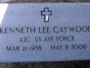 OK, Grove, Olympus Cemetery, Military Headstone, Caywood, Kenneth Lee