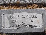 OK, Grove, Olympus Cemetery, 2nd Headstone, Clark, James W.