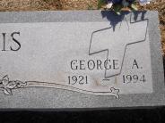 OK, Grove, Olympus Cemetery, Headstone Close Up, Morris, George A.
