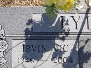 OK, Grove, Olympus Cemetery, Headstone Close Up, Lyle, Irvin Vic