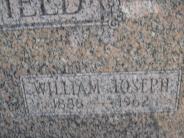 OK, Grove, Olympus Cemetery, Headstone Close Up, Mansfield, William Joseph