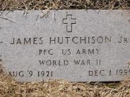 OK, Grove, Olympus Cemetery, Military Headstone, Hutchison, James Johnston Jr.