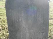 OK, Grove, Olympus Cemetery, Headstone Close Up, Meridith, W. H.