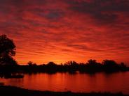 oklahoma, grove, grand lake, sunsets