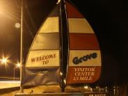 oklahoma, grove, grand lake, sailboat bridge