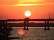 oklahoma, grove, grand lake, sailboat bridge