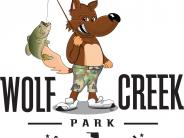 oklahoma, grove, grand lake, wolf creek park, wolfie character