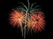 oklahoma, grove, grand lake, 4th of July celebration, fireworks, family