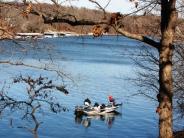 Wintery view of Honey Creek