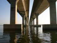 Underneath Sailboat Bridge