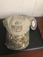 oklahoma, grove, wolf creek park, apparel, camo cap