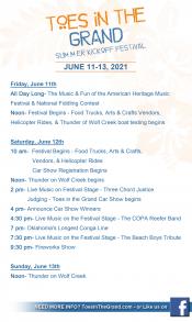 oklahoma, grove, wolf creek park, toes in the grand