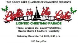 oklahoma, grove, Christmas parade, chamber