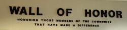 Wall of Honor