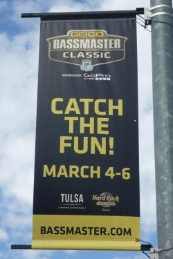 oklahoma, grove, grand lake, bassmaster classic, banners