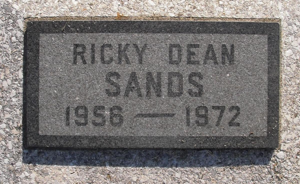 OK, Grove, Olympus Cemetery, Headstone, Sands, Ricky Dean