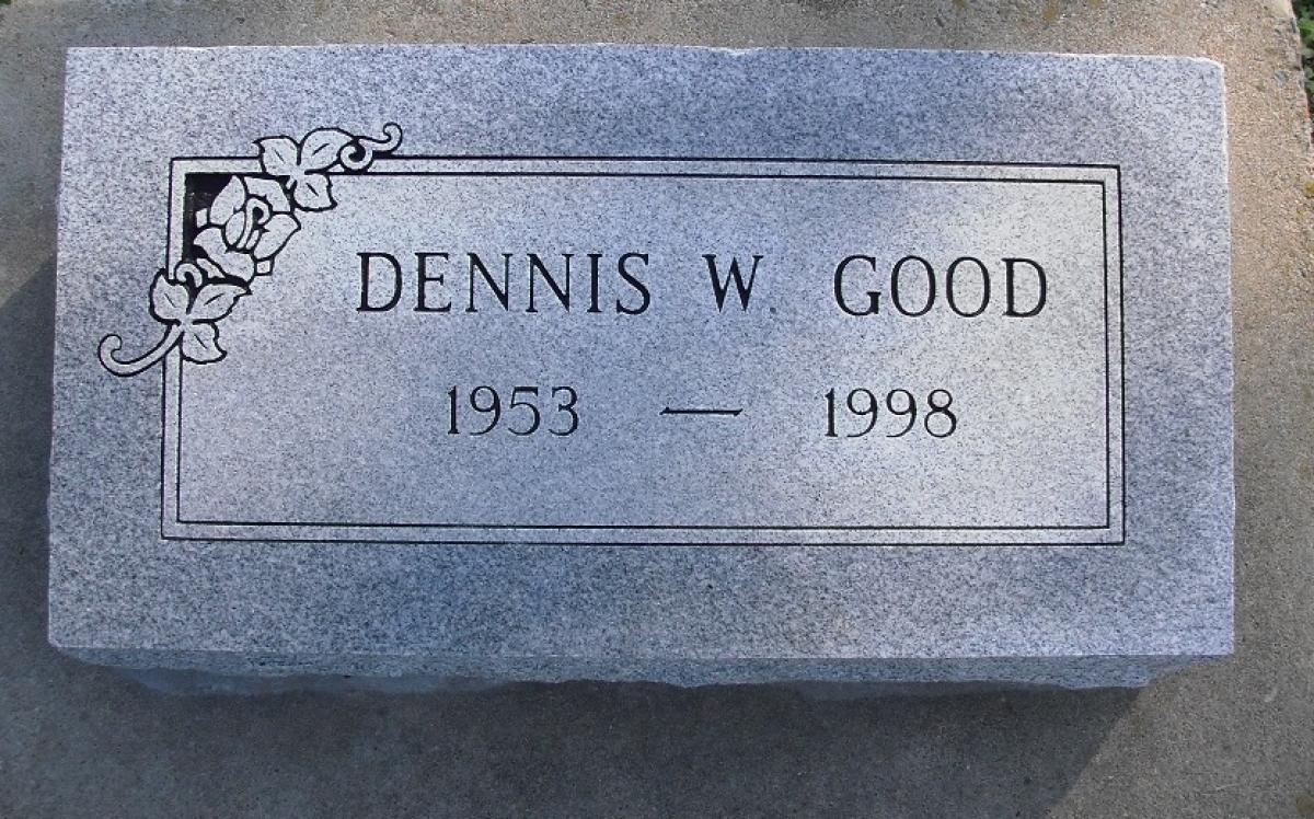 OK, Grove, Olympus Cemetery, Headstone, Good, Dennis W.