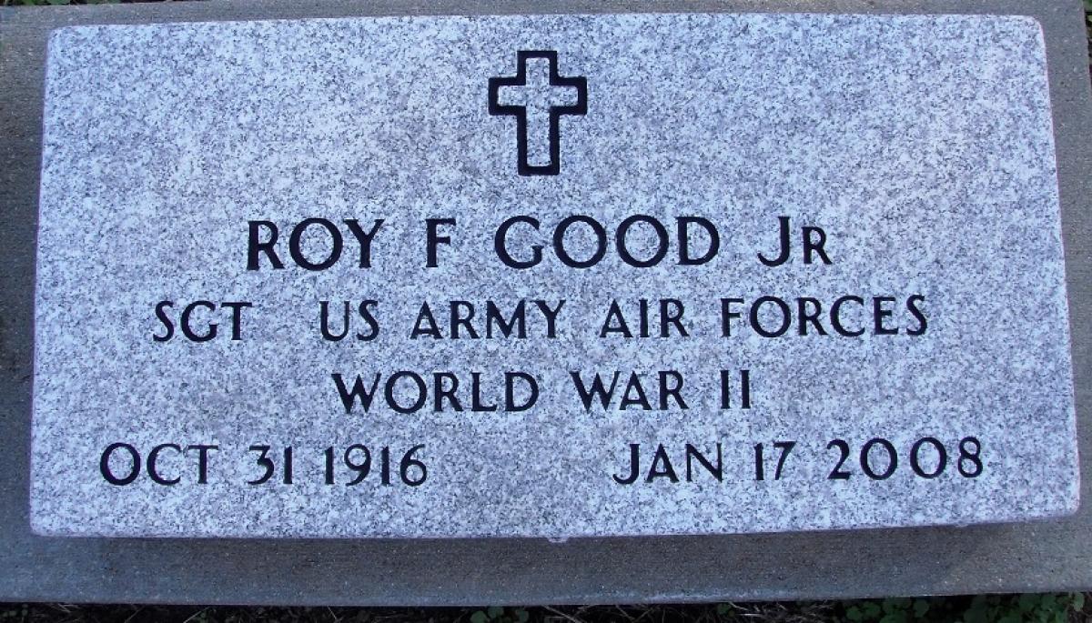 OK, Grove, Olympus Cemetery, Military Headstone, Good, Roy F. Jr.