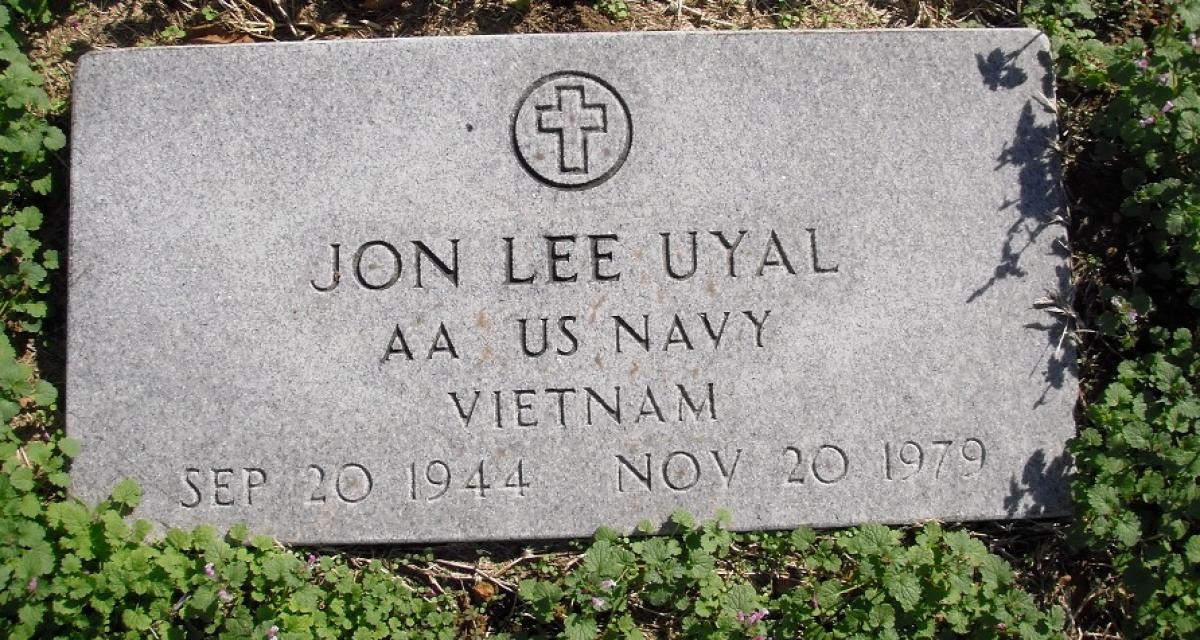 OK, Grove, Olympus Cemetery, Military Headstone, Uyal, Jon Lee