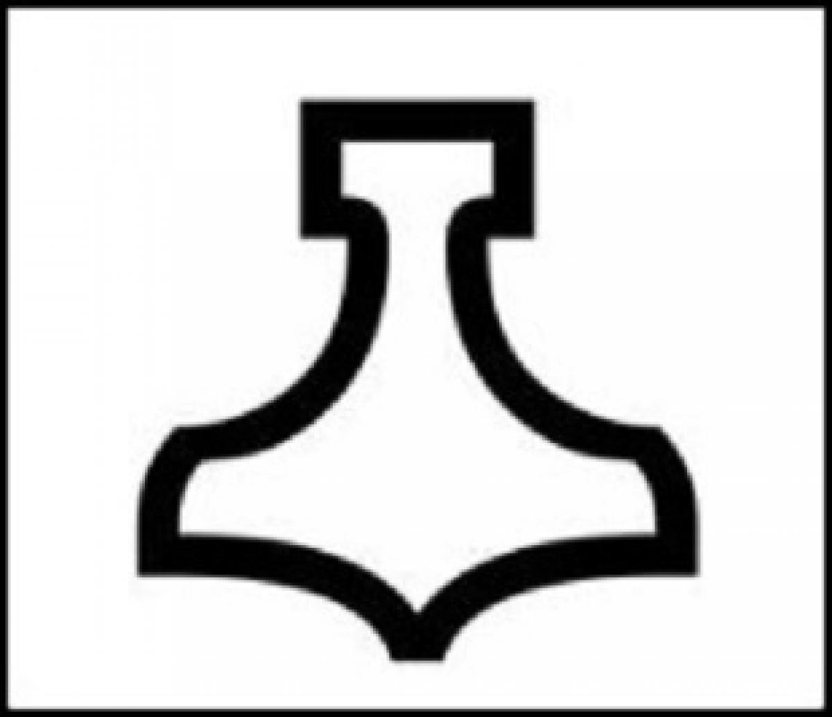 OK, Grove, Headstone Symbols and Meanings, Hammer of Thor