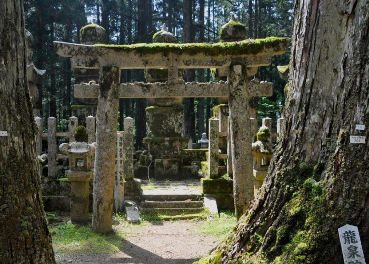 OK, Grove, Headstone Symbols and Meanings, Shinto Shrine