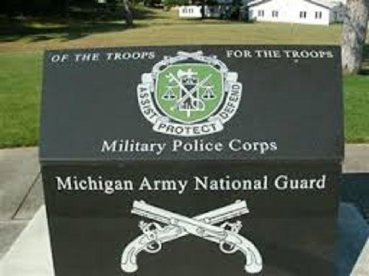 OK, Grove, Headstone Symbols and Meanings, U. S. Army Military Police (MP)