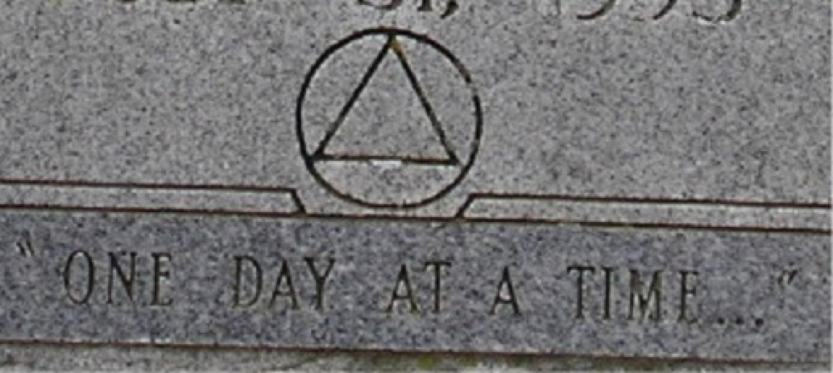 OK, Grove, Headstone Symbols and Meanings, Alcoholics Anonymous (AA)