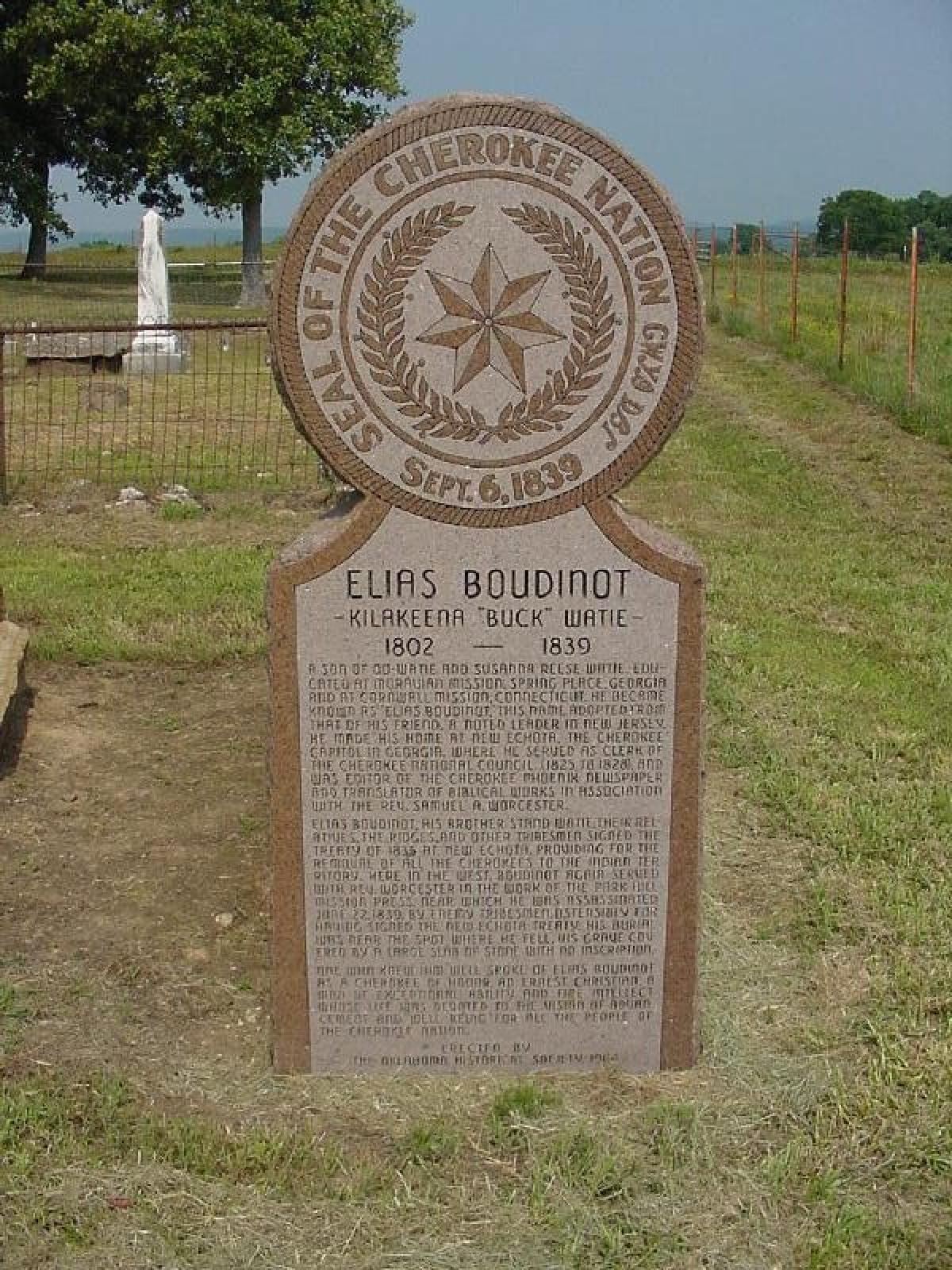 OK, Grove, Headstone Symbols and Meanings, Cherokee Nation Seal