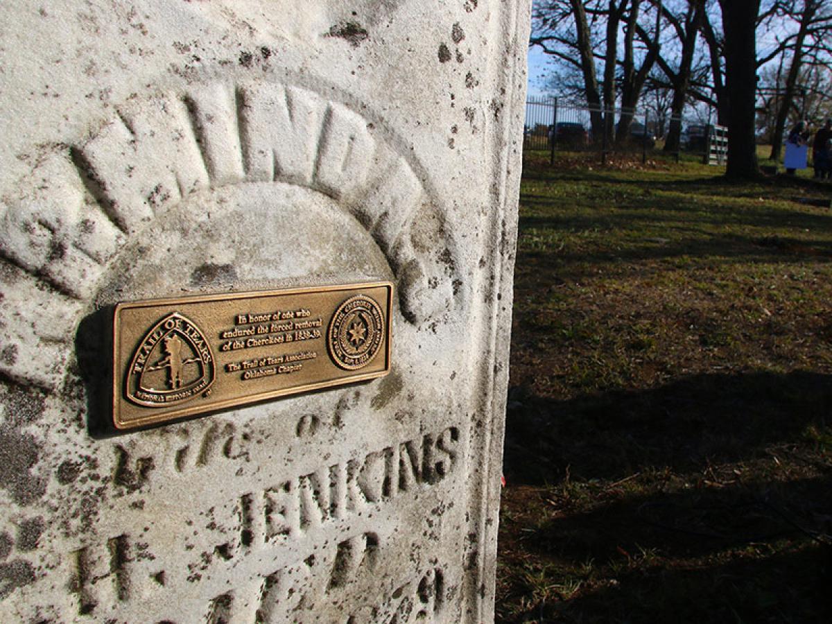 OK, Grove, Headstone Symbols and Meanings, Trail of Tears Association