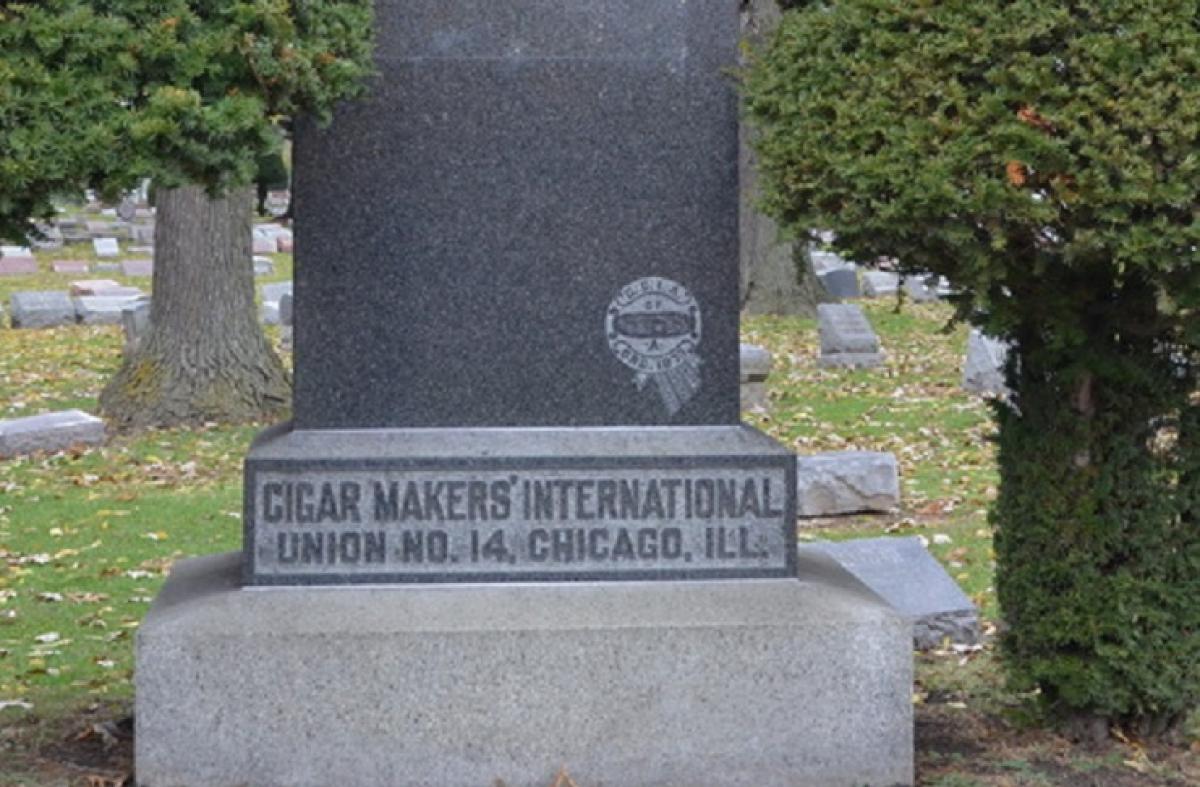 OK, Grove, Headstone Symbols and Meanings, Cigar Makers International Union