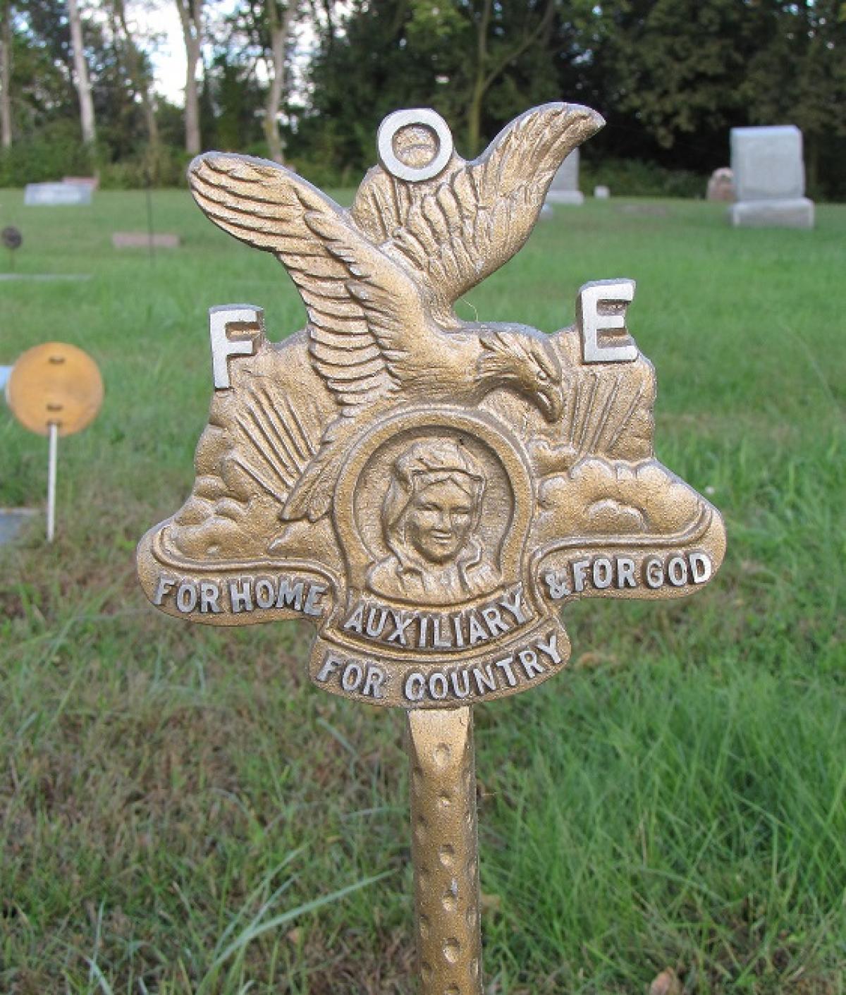 OK, Grove, Headstone Symbols and Meanings, Fraternal Order of Eagles Auxiliary