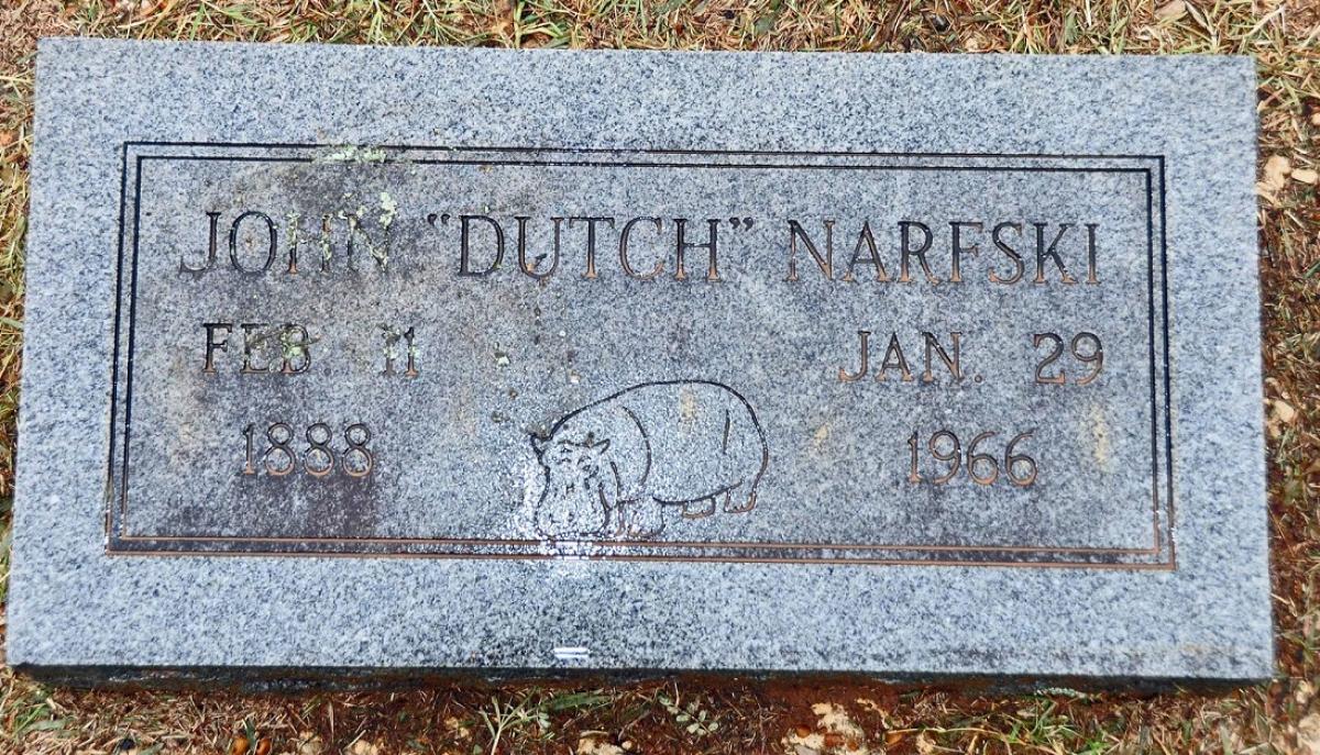 Hippopotamus OK, Grove, Headstone Symbols and Meanings, Hippopotamus