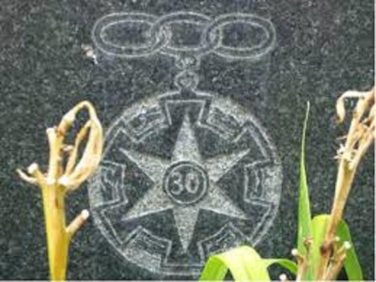 Odd Fellows Veteran Jewel OK, Grove, Headstone Symbols and Meanings, Odd Fellows Veteran Jewel