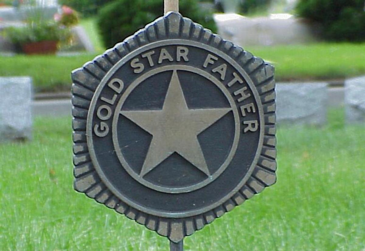 OK, Grove, Headstone Symbols and Meanings, Gold Star Father