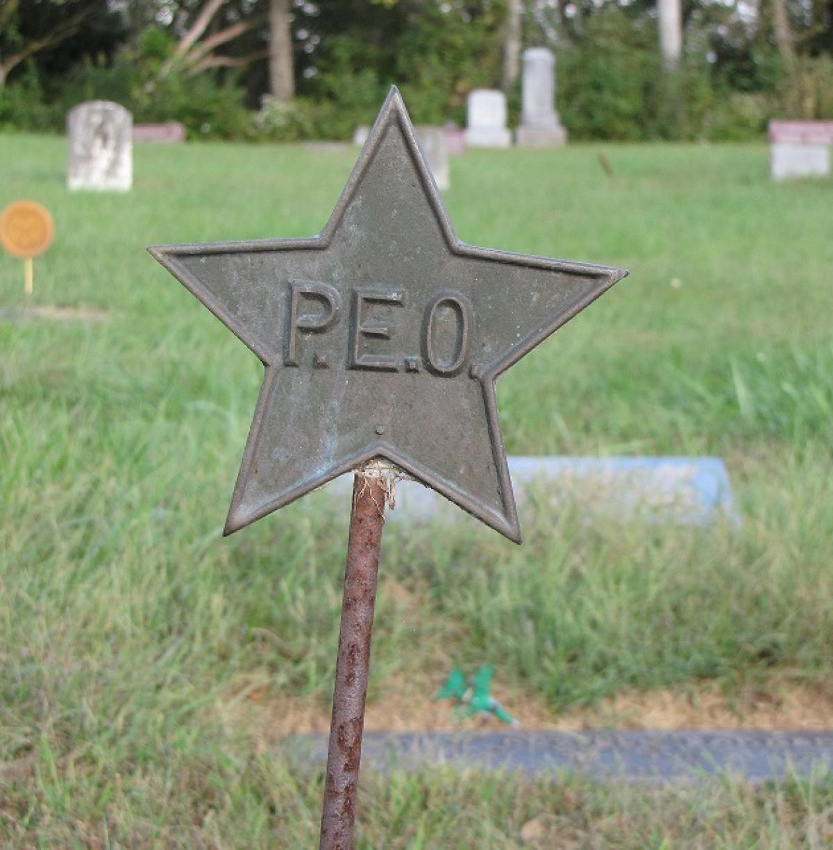 OK, Grove, Headstone Symbols and Meanings, P. E. O. Sisterhood