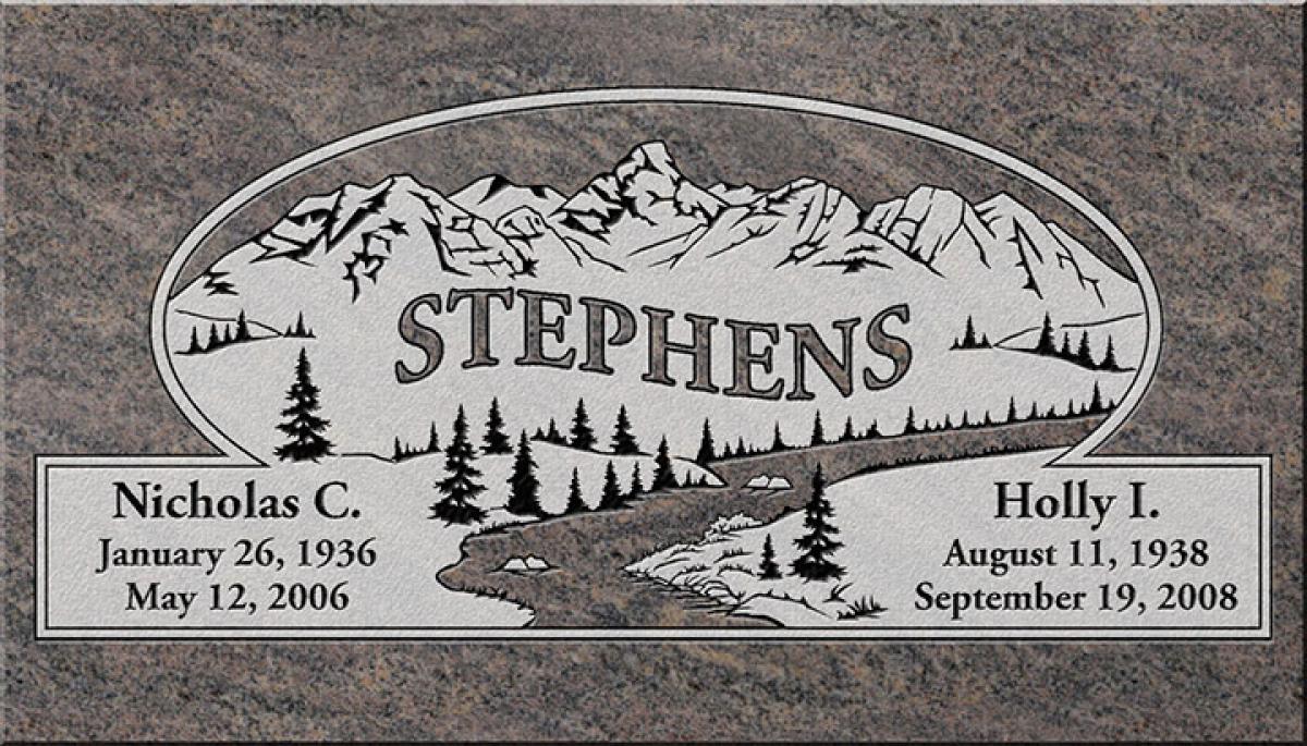 Mountains OK, Grove, Headstone Symbols and Meanings, Mountains