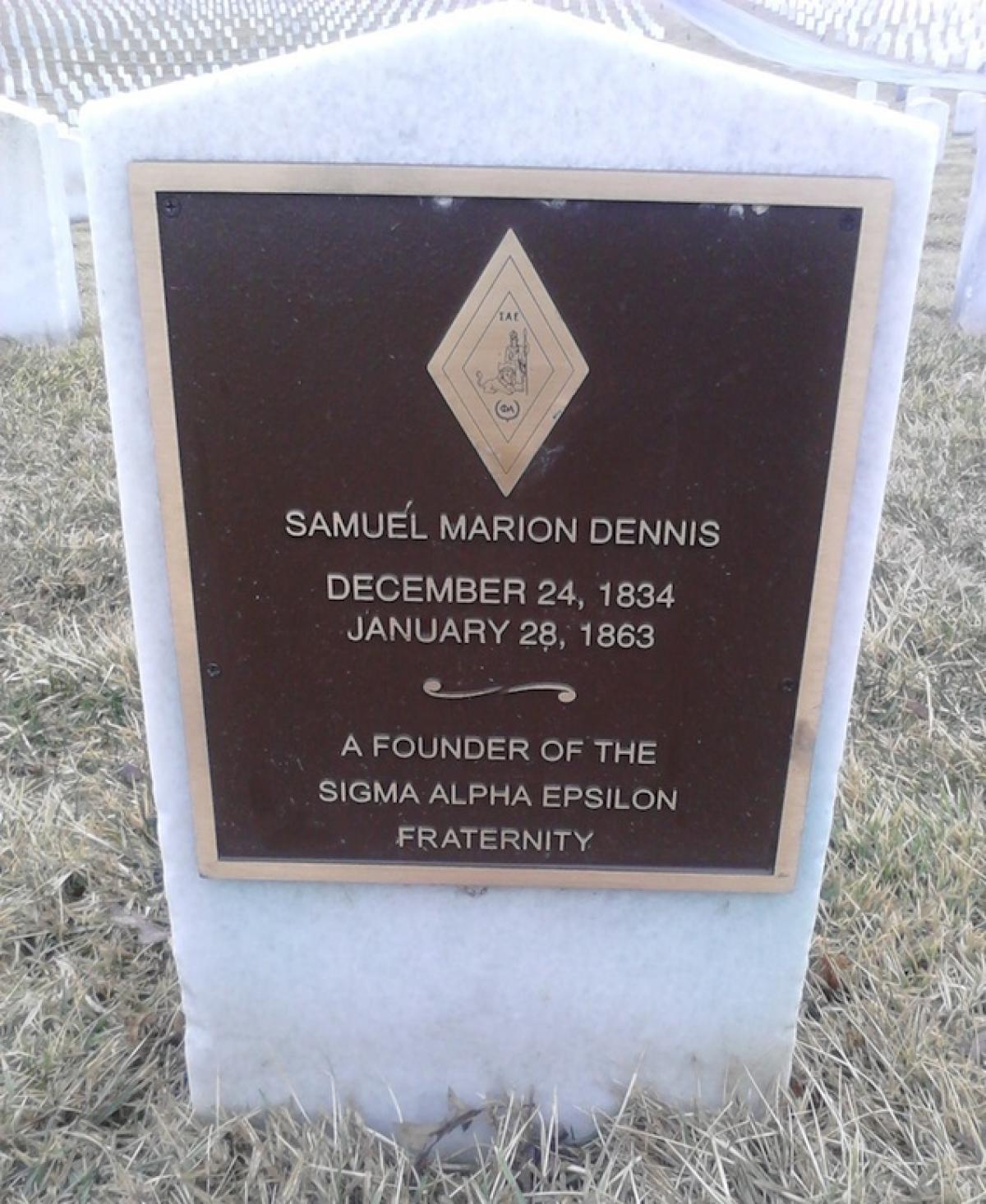 OK, Grove, Headstone Symbols and Meanings, Sigma Alpha Epsilon Fraternity