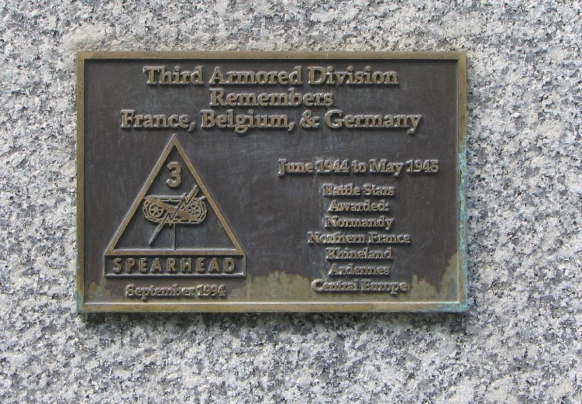 United States Army 3rd Armored Division Spearhead City Of Grove Oklahoma