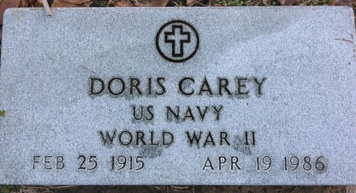 OK, Grove, Buzzard Cemetery, Carey, Doris Military Headstone